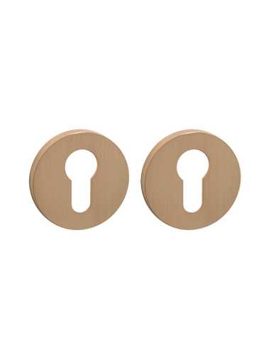 Накладка Ajax (Аякс) под цилиндр ET.R.JSR51 (ET JSR) SSG-39 сатин.золото