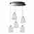 Подвесная светодиодная люстра iLedex Flora WD8007-5 CR Подвесная светодиодная люстра iLedex Flora WD8007-5 CR