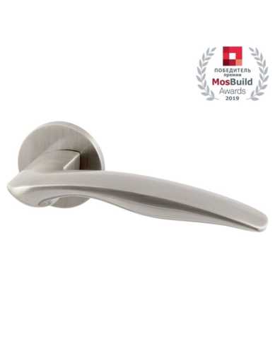 Комплект: Ручки Armadillo WAVE URS SN-3+Завертка+Бесшумный замок Fuaro/матовый никель