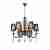 Подвесная люстра Lumina Deco Fabione LDP 1200-6 BK