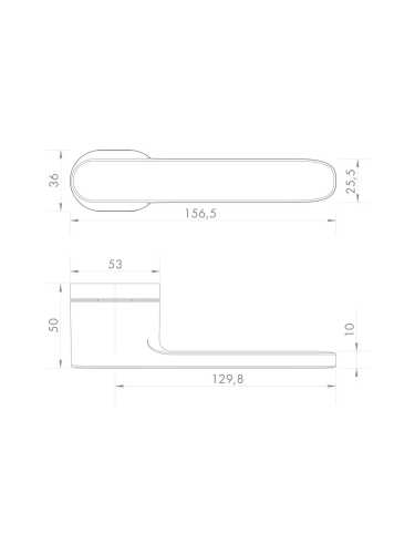 Ручка Armadillo (Армадилло) раздельная R.UCR36.FOREST AC-9 медь