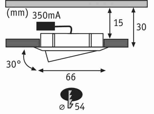 Мебельный светодиодный светильник Paulmann Micro Line Schwenkbar 92087