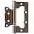 Петля стальная накладная дверная без врезки Apecs 100*75*2,5-B2-Steel-GRF графит