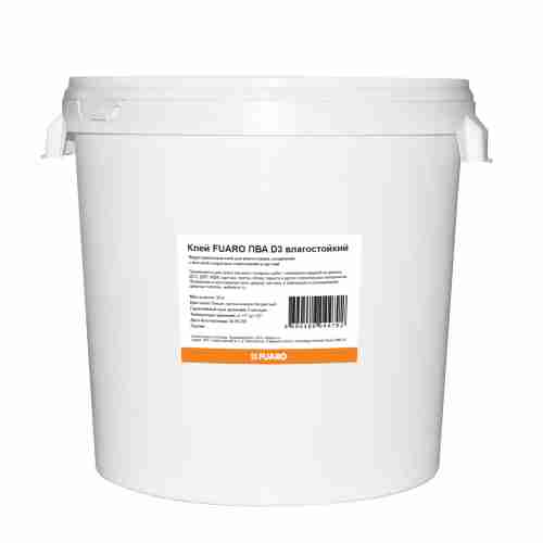 Клей Fuaro ПВА D3 влагостойкий (30 кг)