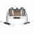 Бра N-Light B-934/6 satin chrome
