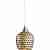 Светильник подвесной N-Light 528-1GLD satin nickel / gold leaf mosaic