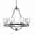 Подвесная люстра Lumina Deco Santini LDP 1220-9 CHR+WT Подвесная люстра Lumina Deco Santini LDP 1220-9 CHR+WT