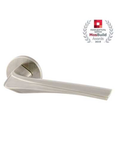 Комплект: Ручки Armadillo FLAME URS SN-3+Завертка+Бесшумный замок и Петли Fuaro/матовый никель