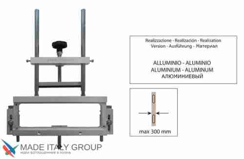 Универсальный шаблон для врезки скрытых петель (вставки отдельно) K.DIMA