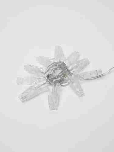 Светодиодная гирлянда Uniel Прищепки теплый белый ULD-S0200-010/STB/2AA Warm White IP20 Clips UL-00005484