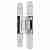 Петля скрытая Simonswerk TECTUS TE 645 3D до 300 кг (F1/окраш.SW124) хром матовый