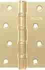 Петля дверная универсальная стальная Punto 4B 100х70х2.5 PB латунь