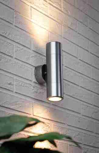 Уличный настенный светодиодный светильник Paulmann Led Flame Eisen 18009