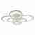 Потолочная светодиодная люстра iLedex Ring A001/8 WH