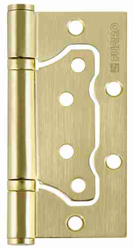 Комплект 4 шт. - Петля универсальная без врезки Fuaro 500-2BB/BL 100x2,5 SB мат. Золото