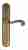 Дверная ручка Venezia "CARNEVALE" на планке PL02 матовая бронза