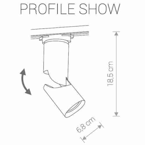 Трековый светодиодный светильник Nowodvorski Profile Show 9423
