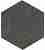 Керамогранит Serenissima Docklands Hexagon Black напольная 24х27,7