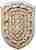 Плитка керамическая Saloni Tivoli Inserto Blason Crema декор 17х23