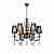 Подвесная люстра Lumina Deco Fabione LDP 1200-6 BK
