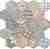 Керамогранит Cir New Orleans French Quarter Royal Esagona Mix 20 напольная 24х27,7