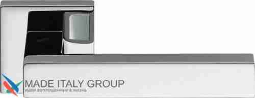 Дверная ручка на квадратном основании COLOMBO Ellesse BD21RSB-CR полированный хром