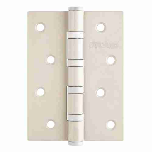 Комплект 2 шт. - Петля Fuaro (Фуаро) универсальная IN4400U WH (4BB 100x75x2,5) белый