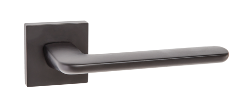 Ручки дверные RENZ INDH 95-03 MBN Лана матовый черный никель