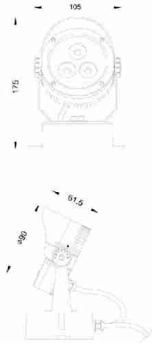 Прожектор Deko-Light Power Spot IV CW 5W 730282