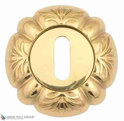 Накладка дверная под ключ буратино Venezia KEY-1 D5 полированная латунь (2шт.)