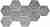 Керамогранит Serenissima Docklands Hexagon Freeport Grey напольная 24х27,7