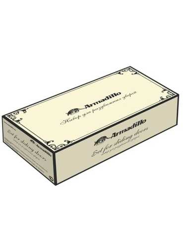 Ручки купе для раздвижных дверей Armadillo SH010/CL Gold-24 золото 24K