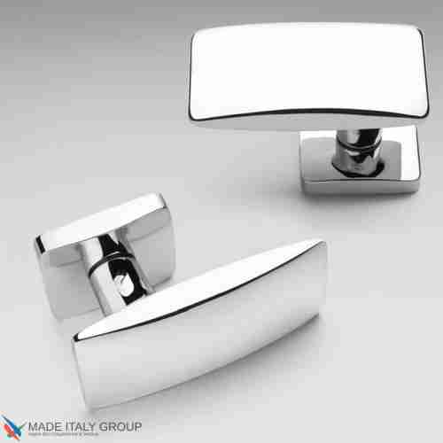 Дверная ручка на квадратном основании COLOMBO Bold PT15RSB-CR полированный хром