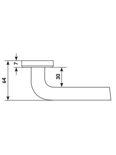 Ручка дверная Morelli Luxury SPUTNIK S5 BIA раздельная на квадратном основании, цвет белый, ЦАМ