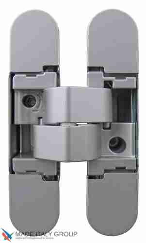 Kubica K1019 DXSX, KOMBI HYBRID CS петля скрытая универсальная МАТОВЫЙ ХРОМ (40 kg)