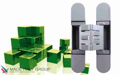 Kubica 2760 DXSX, BR петля скрытая универсальная БРОНЗА (60 kg)