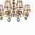 Подвесная люстра iLamp Brooklyn P2401-8+4 Nickel Подвесная люстра iLamp Brooklyn P2401-8+4 Nickel