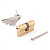 Цилиндр для замка ключ / ключ ABUS D6MM 30/30 KD W/5 LONG KEY золото