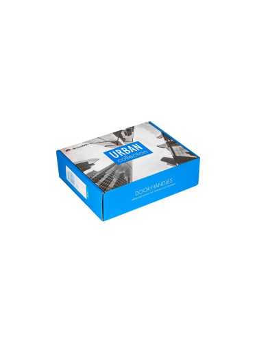Ручка дверная межкомнатная Armadillo R.URS52.AQUA MWSC-33 итальянский тисненый с Магнитным замком Fuaro и Петлями Fuaro