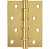 Петля дверная универсальная стальная Adden Bau 100X70X2.5 4BB Polish Gold золото