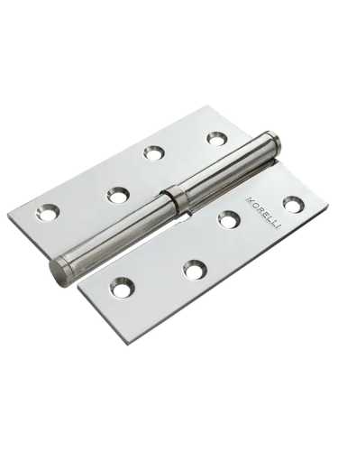 Петля карточная разъемная Morelli MSND 100X70X2.5 SN L с подшипником стальная левая, врезная, цвет белый никель, сталь