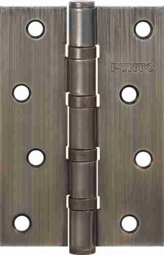 Комплект 10 шт. - Петля дверная стальная универсальная Punto 4B/HD 100 AB (бронза)