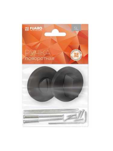 Ручка дверная Fuaro (Фуаро) межкомнатная R.SLR52.PRIZMA BL-24 черный  Набор 5