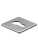 Наклада на евроцилиднр Morelli Luxury LUX-KH-S1 SSS квадратная, цвет матовая нержавеющая сталь