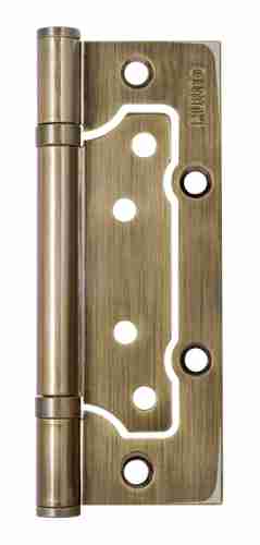 Комплект 10 шт. - Петля универсальная без врезки Punto 200-2B/HD 125x2,5 AB бронза