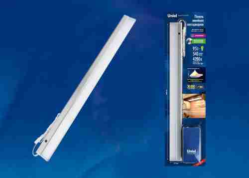 Мебельный светодиодный светильник Uniel ULI-F41-9,5W4200K/DIM Sensor IP20 Silver UL-00002884