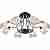 Потолочная люстра N-Light 416 416-08-13 chrome + dark wengue