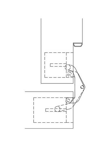 Петля скрытая Morelli HH-16 AB врезная с 3D-регулировкой вес полотна до 40 кг, цвет античная бронза