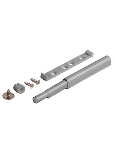 Толкатель Ajax (Аякс) мебельный пластиковый DMP-85/14M с магнитом Grey серый