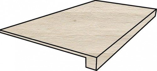 Керамогранит Italon Natural Life Wood Нордик фронтальная натур. рет. ступень 33х90